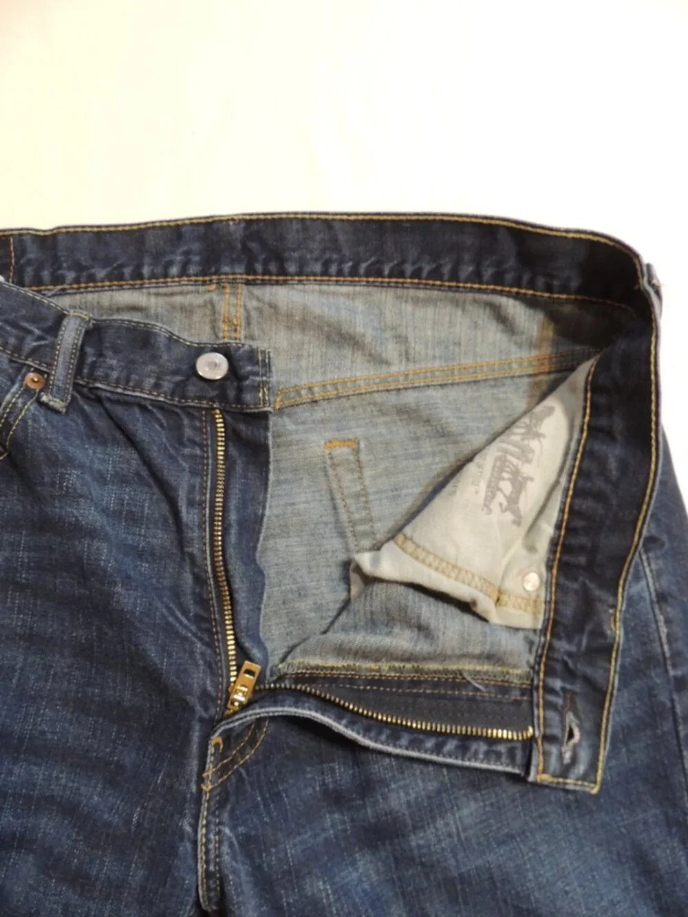 Levi 527 Jeans Vintage 2004 Men 36x32 Pockets Outdoor Work Denim Blue Jeans